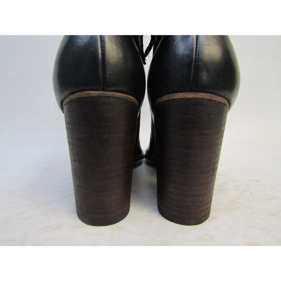 BP Womens Size 8 M Black Leather Zip Ankle Fashion Boots Bootie - Picture 8 of 11